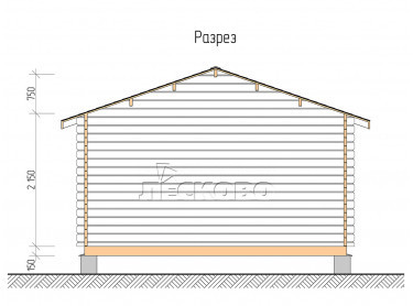 Log Cabin "DS" series 4.5×6