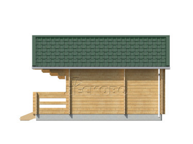 Log Cabin "DS" series 3.5×3