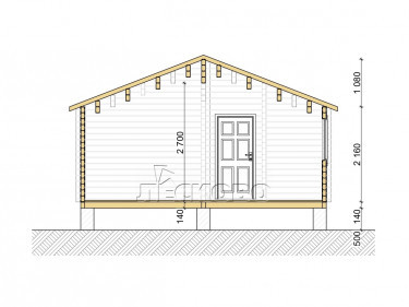 Log Cabin "DS" series 3.5×3