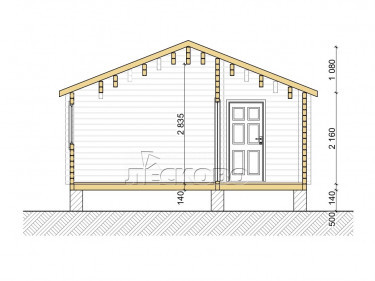 Log Cabin "DS" series 3.5×3