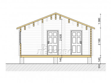 Log Cabin "DS" series 3.5×3