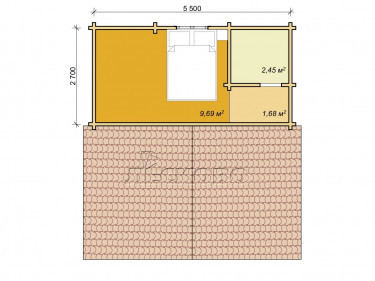 Gartenhaus "DS" serie 3.5×3