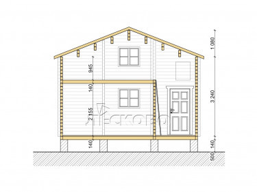 Log Cabin "DS" series 3.5×3