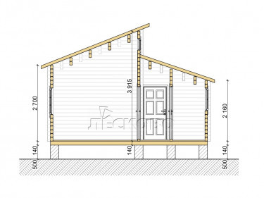 Log Cabin "DS" series 3.5×3