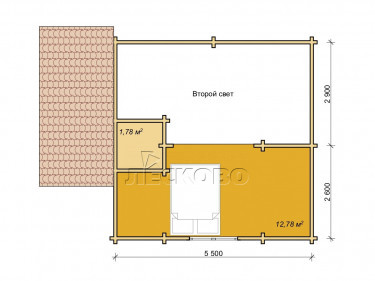 Log Cabin "DS" series 3.5×3