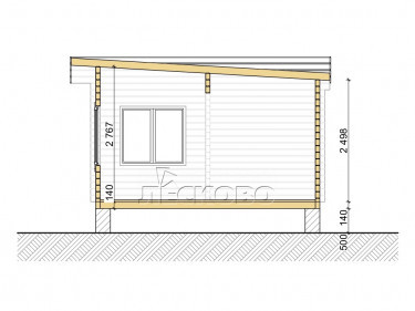 Log Cabin "DS" series 3.5×3