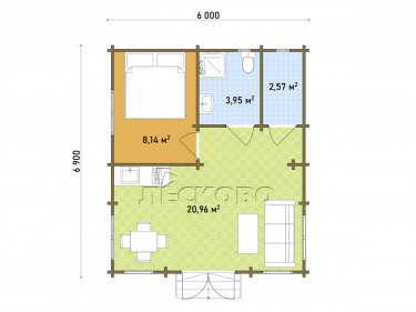 Gartenhaus "DS" serie 3.5×3