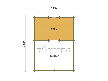 Gartenhaus "DS" serie 3.5×3